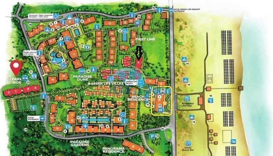Апартамент В Green Life Beach Resort Sozopol Luaran gambar